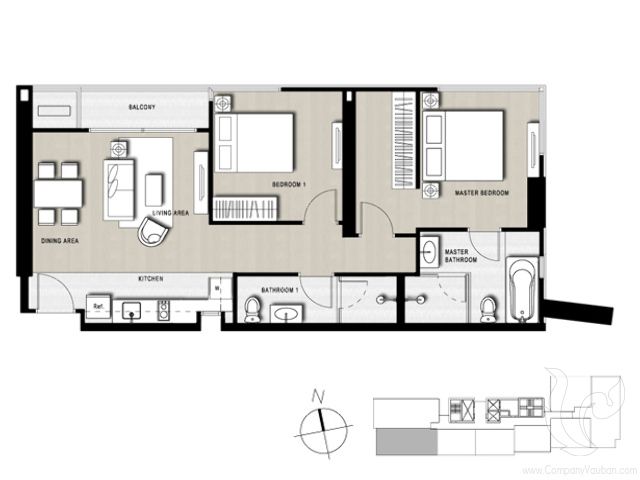 13644 - 2 bdr Condominium for sale in Bangkok - Thonglo