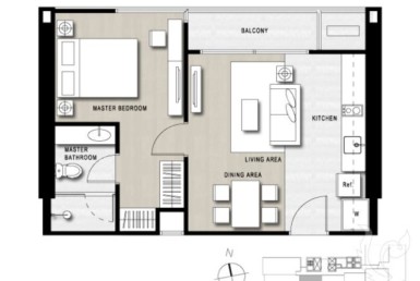 15165 - 1 bdr Condominium for sale in Bangkok - Thonglor